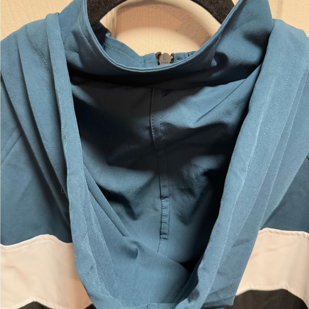 Mind Body Love Colorblock Hooded Windbreaker size 1X - Picture 5 of 8